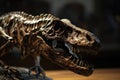 Dinosaur Fossil (Tyrannosaurus Rex) Found by Archaeologists. AI generated Royalty Free Stock Photo