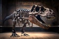 Dinosaur Fossil Tyrannosaurus Rex Found by Archaeology Royalty Free Stock Photo