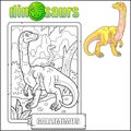 dinosaur gallimimus coloring book