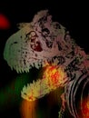 Dinosaur Grunge Background