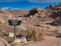 Dinosaur Hill Trailhead Royalty Free Stock Photo