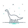 Mix icon for Dinosaur, herbivore and nature