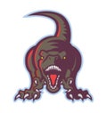Dinosaur icon logo design