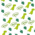 Dinosaur icons in flat style for designing dino party, children holiday, dinosaurus related materials