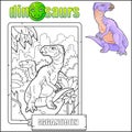 dinosaur iguanodon coloring book