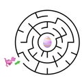 Dinosaur Mazes for Kids. Maze games worksheet for children with surprise egg. Game and activities for kids.Games for Homeschooling