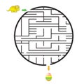 Dinosaur Mazes for Kids. Maze games worksheet for children with surprise egg. Game and activities for kids.Games for Homeschooling