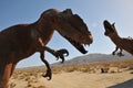 T-Rex Dinosaur Metal Sculpture at Anza Borrego Desert California