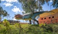 Dinosaur Model in Cretaceous Park of Cal Orcko - Sucre, Bolivia Royalty Free Stock Photo