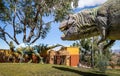 Dinosaur Model in Cretaceous Park of Cal Orcko - Sucre, Bolivia Royalty Free Stock Photo