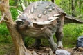 Dinosaur model Gastonia in Dinosaur Park