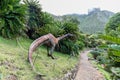 Dinosaur model at Kirstenbosch Botanical Gardens, Cape Town, South Africa