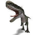 Dinosaur Monolophosaurus Royalty Free Stock Photo