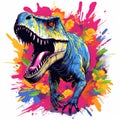 Dinosaur open mouth on a clean background, Png for Sublimation Printing, Printable art, Mythical creatures, Ancient animals,