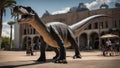 dinosaur in the park The dinosaur diplodocus was a phony. It pretended to be real and cool and badass,