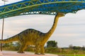 Dinosaur Park in Mata City, Brazil