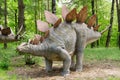 Dinosaur Park, dinosaur model Stegosaurus