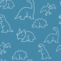 Dinosaur pattern seamless