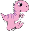 Dinosaur, pink dinosaur