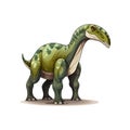 Dinosaur Plateosaurus. Vector illustration design Royalty Free Stock Photo