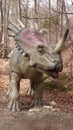 Dinosaur portrait at Dino Park in Rasnov, Romania