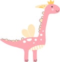 Dinosaur Princess With Wings