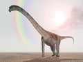 Dinosaur Puertasaurus Royalty Free Stock Photo