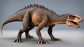 dinosaur render The replica of the dinosaur was a loyal servant of Big Brother. It had been made by the Party, Royalty Free Stock Photo