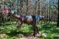 Dinosaur replica at Dino Park, in Portugal, in real size