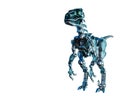 Dinosaur robot in a white background Royalty Free Stock Photo