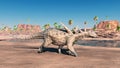 Dinosaur Sauropelta Royalty Free Stock Photo