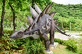 Dinosaur sculpture