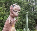 Dinosaur sculptures