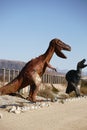 Dinosaur sculptures