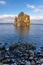 Hvitserkur at shoreline in northern Iceland