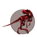 Dinosaur skeleton Tyrannosaurus