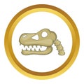 Dinosaur skull icon