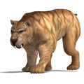 Dinosaur Smilodon