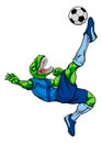 Dinosaur Soccer Football Player Sports Mascot Royalty Free Stock Photo