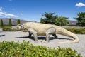 Dinosaur Statue at Highlands Park, Cromwell, New Zealand