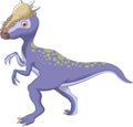 Dinosaur Stegoceras cartoon Royalty Free Stock Photo