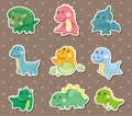 Dinosaur stickers Royalty Free Stock Photo