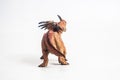 Dinosaur , Styracosaurus on white background Royalty Free Stock Photo
