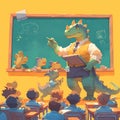 The Dinosaur Teacher Inspires Learning