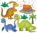 Dinosaur topic set 3 Royalty Free Stock Photo