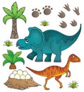 Dinosaur topic set 6 Royalty Free Stock Photo