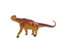 Dinosaur toy on white backgroun