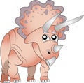 Dinosaur, Triceratops - a genus of dinosaurs from the horned family