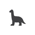 Dinosaur vector icon