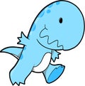 Dinosaur Vector Illustration Royalty Free Stock Photo